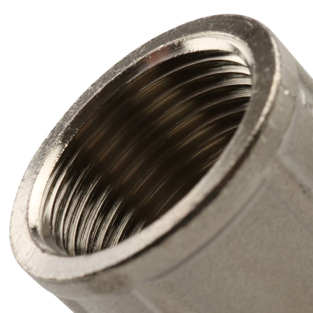Муфта резьбовая ВР 3/4" x 3/4" никель TIEMME