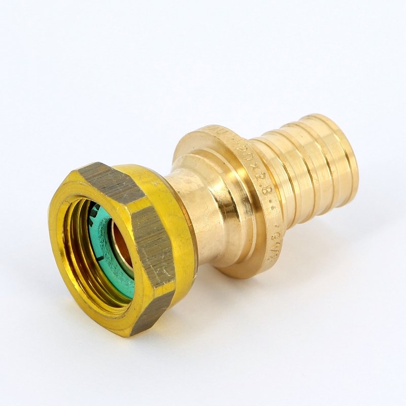 Муфта (американка) надвижная с накидной гайкой ВР 20 х 1/2" REHAU RAUTITAN RX бронза