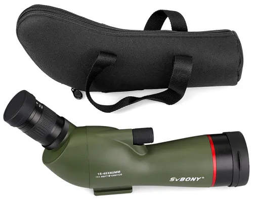 Зрительная труба SVBONY SV19 15–45x60 WP, наклонная