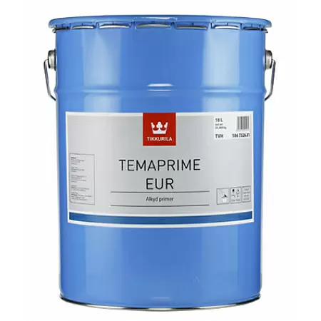 Tikkurila Temaprime EUR / Тиккурила Темапрайм ЕУР быстровысыхающая, однокомпонентная алкидная