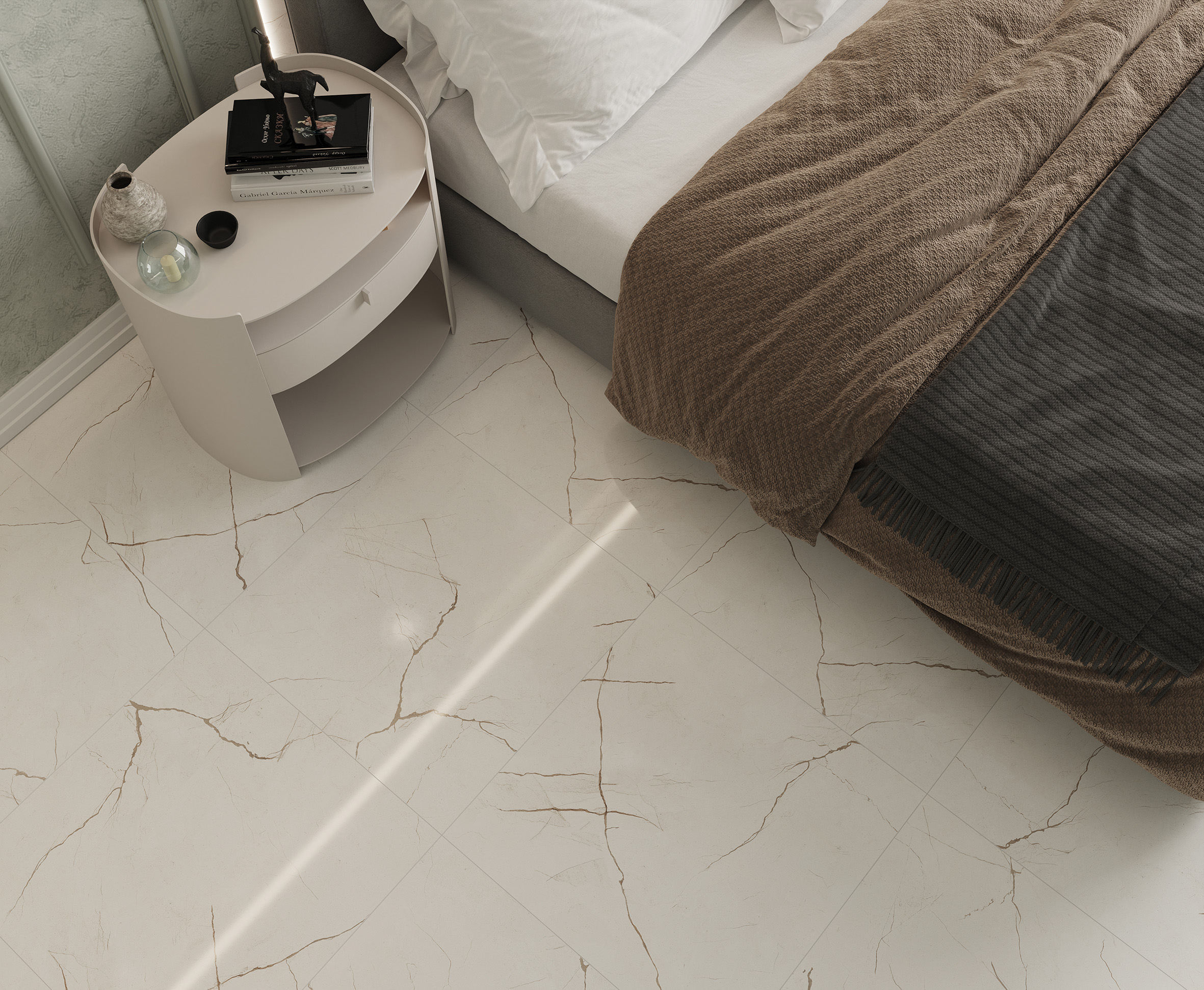 Alice crema керамогранит полированный 60x60