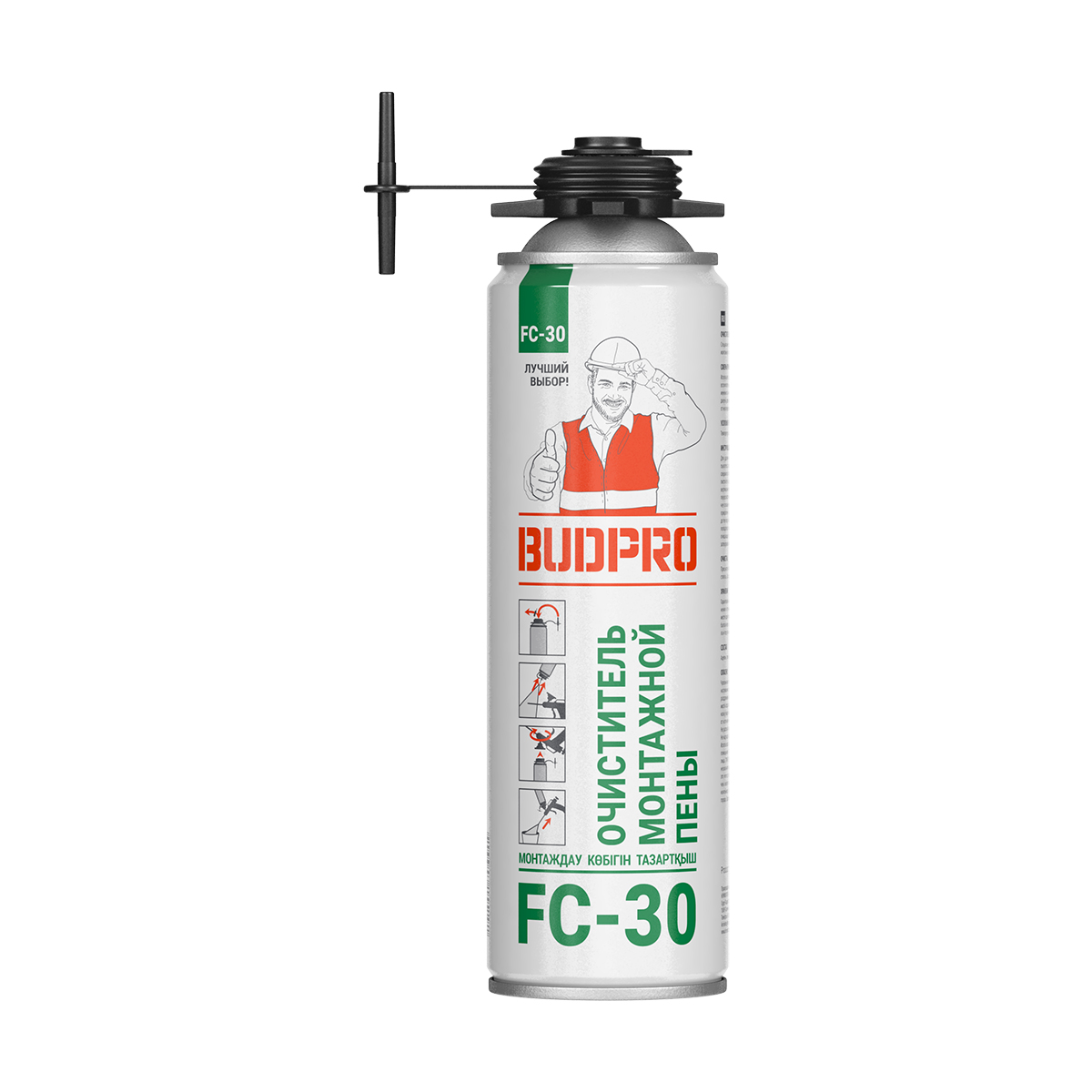 Очиститель пены "budpro fc-30" 440 мл (12)
