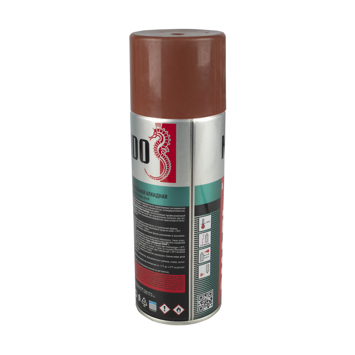 Краска аэрозоль какао 520 мл (12) "kudo" ku-1023