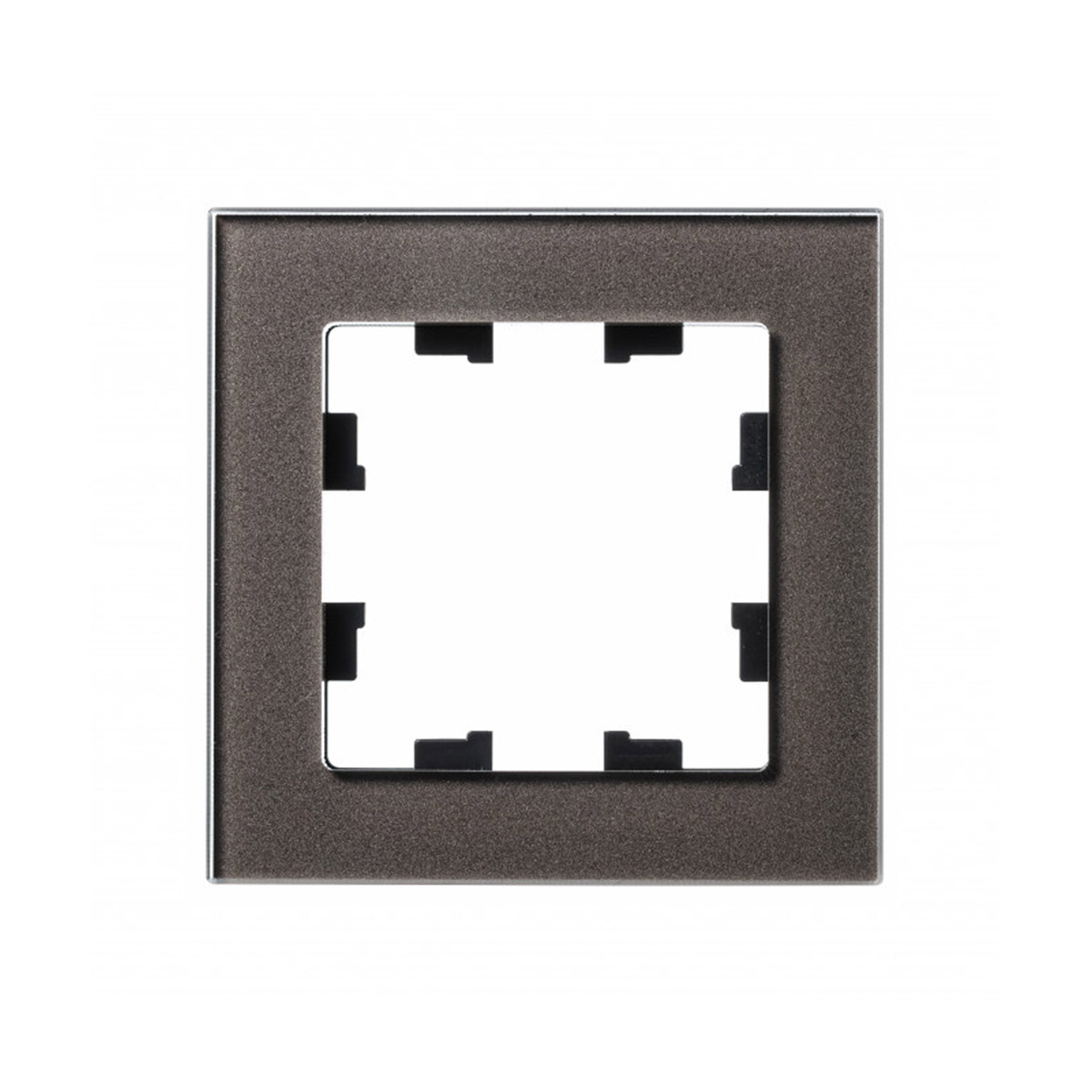 Рамка "atlasdesign nature" 1 местн. универс., стекло, мокко (1/15/30) "schneider"