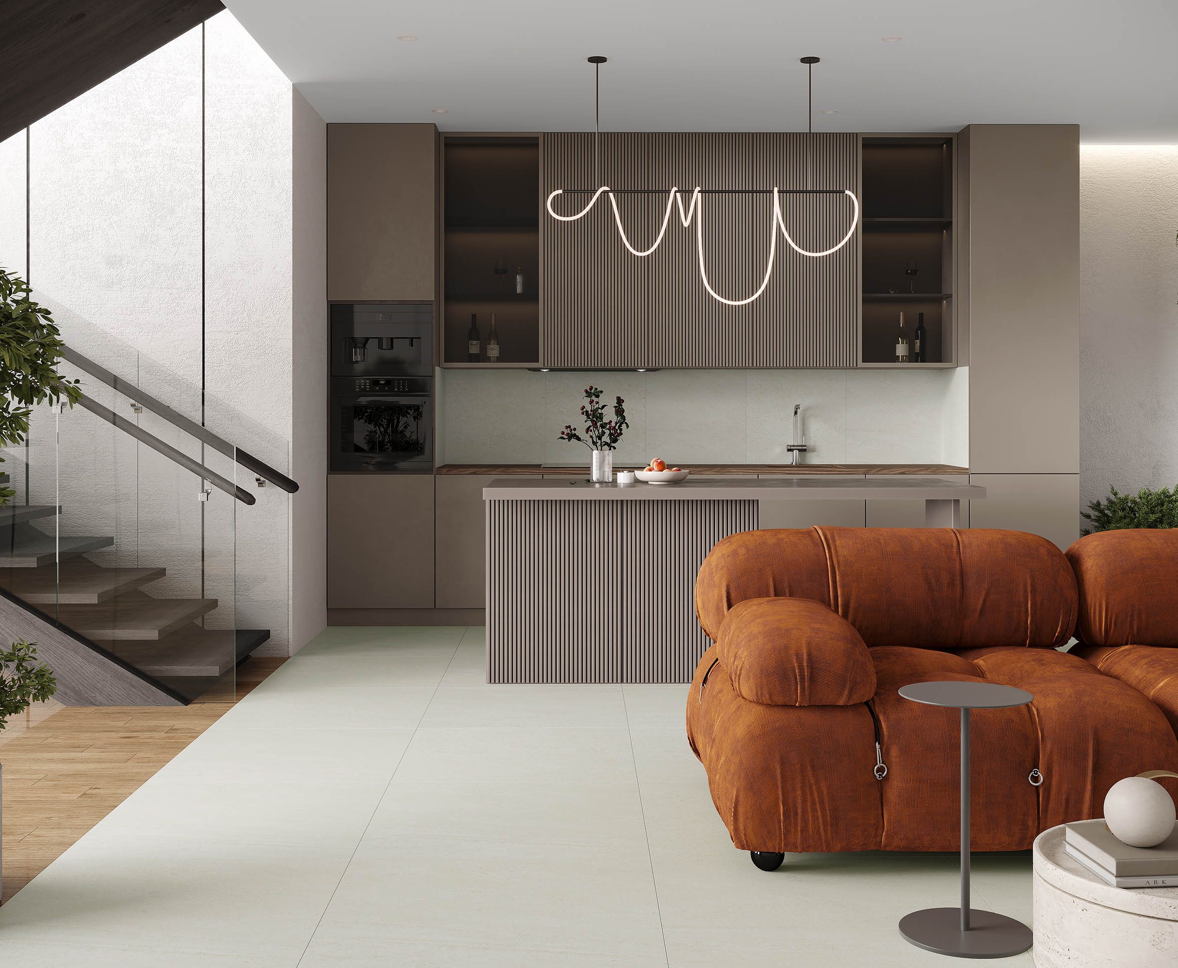 Noa керамогранит бежевый 59,70x119,70