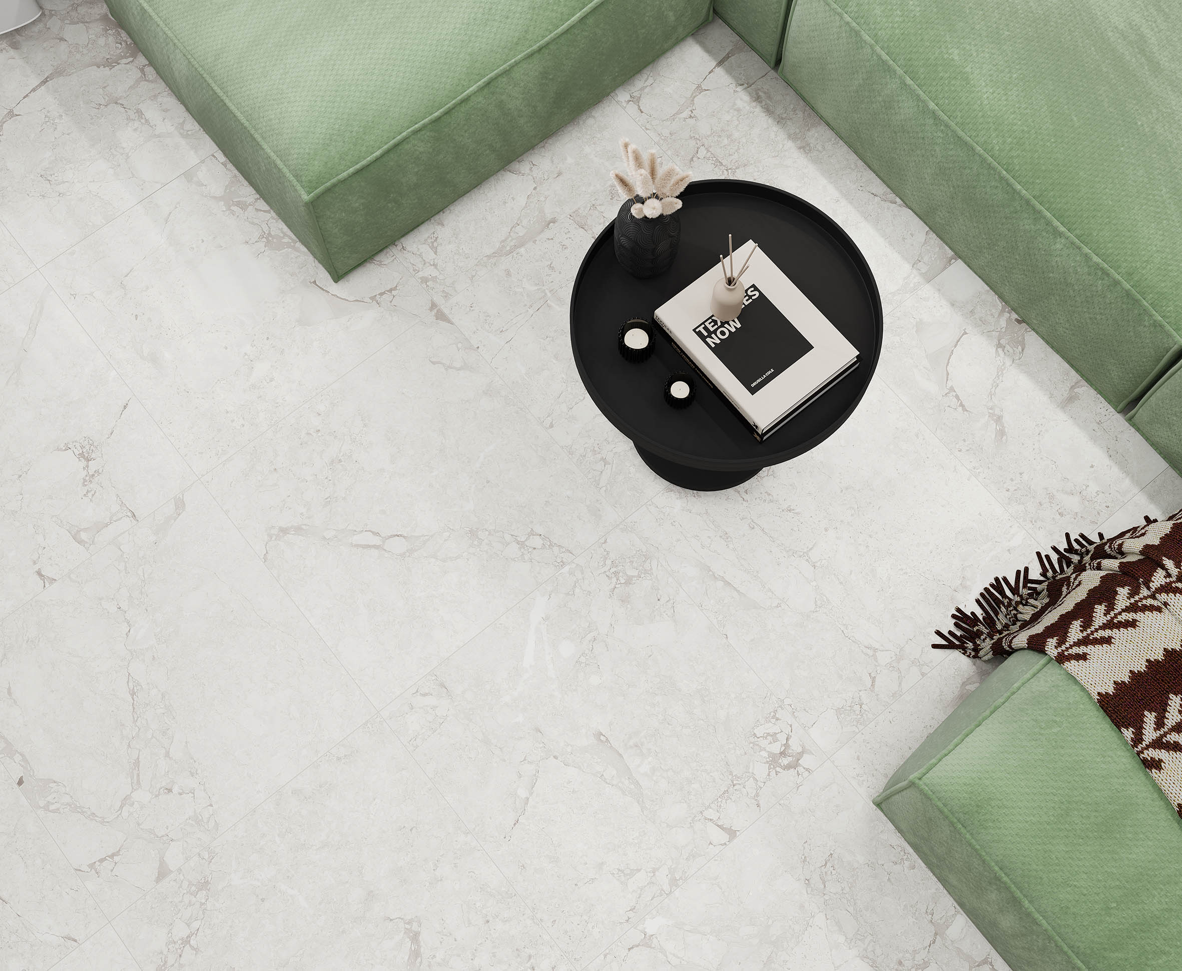 Emil white керамогранит светло-серый полированный 60x60