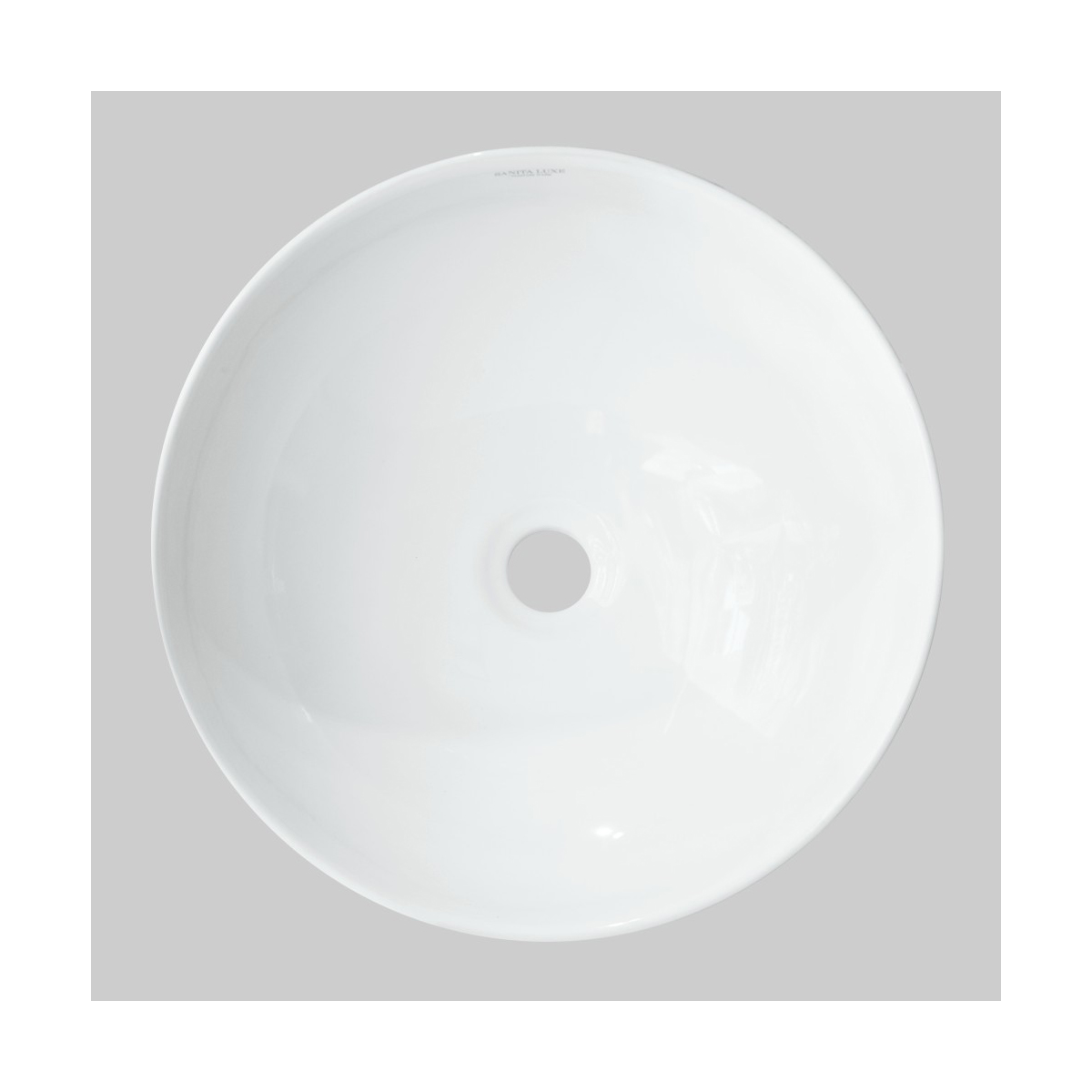 Раковина накладная "art cut" уп белая "sanita luxe" wb.ct/art/40-n.cut/wht.g/s1