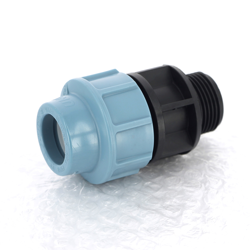 Муфта ПНД обжимная НР 25 х 1" для водопроводных труб UNIDELTA