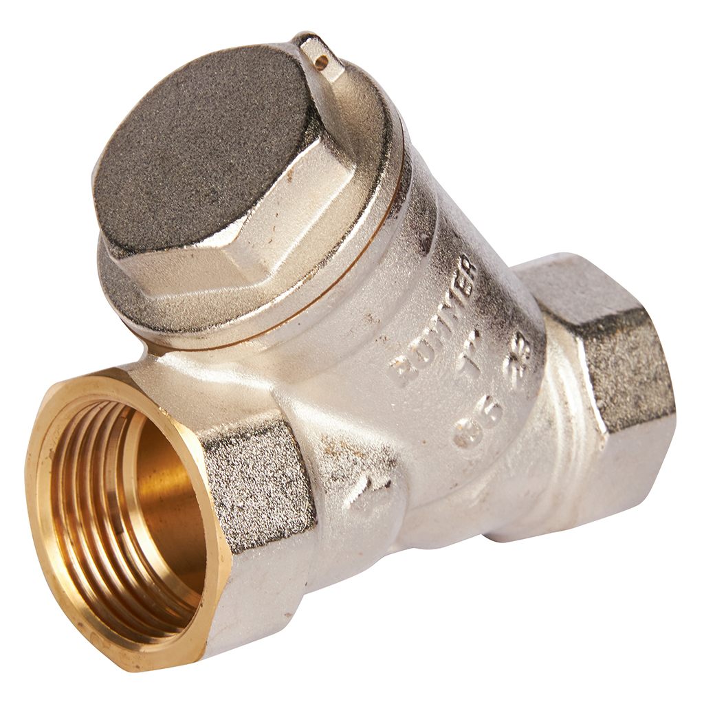 ROMMER 1" Фильтр грубой очистки косой 500 мкр.