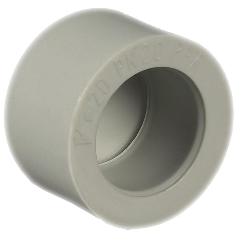 Заглушка 50 мм PP-R под пайку FV-PLAST серый