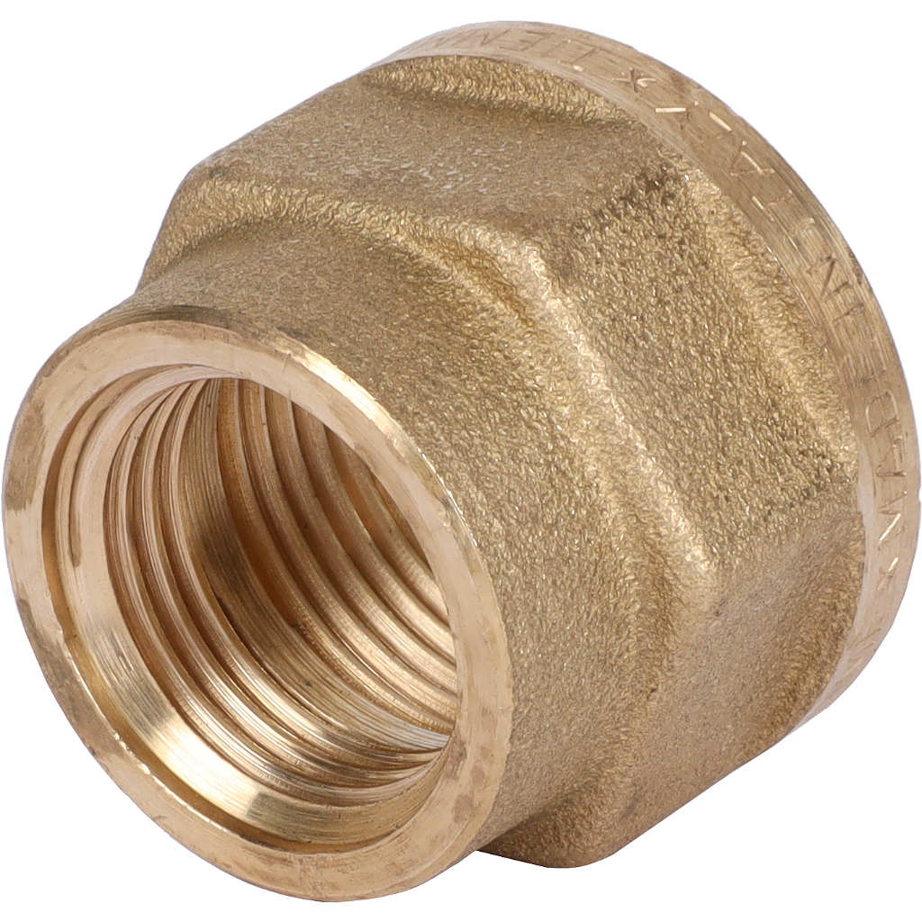 Муфта резьбовая ВР 3/4" x 1/2" латунь TIEMME