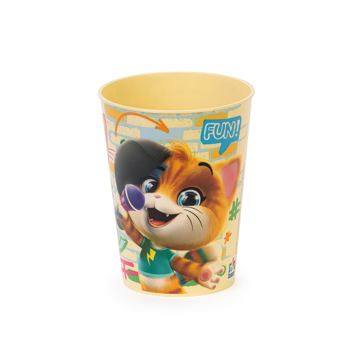 Стакан пласт. "44 котёнка" 0,35 л (1/24) "альтернатива"  м7654