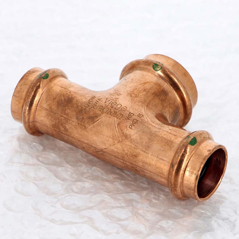 Тройник пресс медный Profipress VIEGA 22х28х22