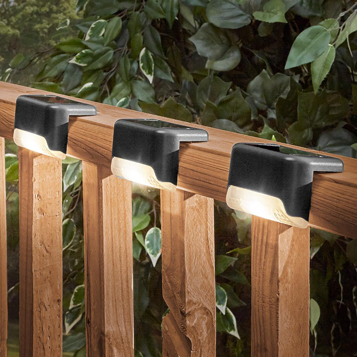 Светильник-подсветка для ступеней светодиод. (2 шт.) 1 led ip65 солнеч. батарея (1/100) "старт"