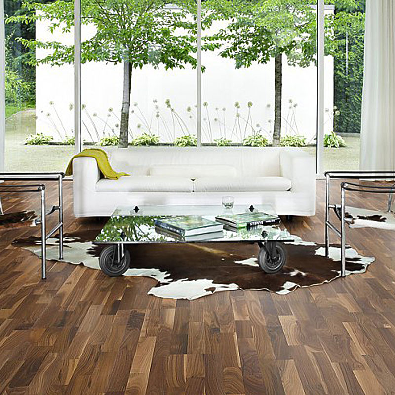 Паркетная доска Kahrs Original Американская коллекция Орех Хартфорд сатиновый лак трехполосный ORIGINAL WALNUT HARTFORD 3S