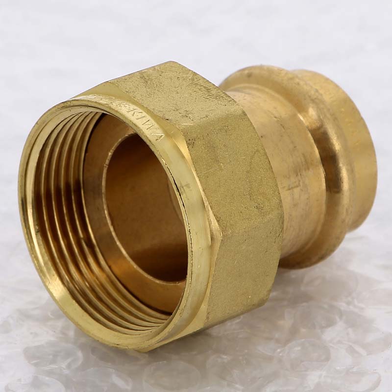 Муфта пресс-В с накидной гайкой и плоским уплотнением 35x2' Sanpress VIEGA