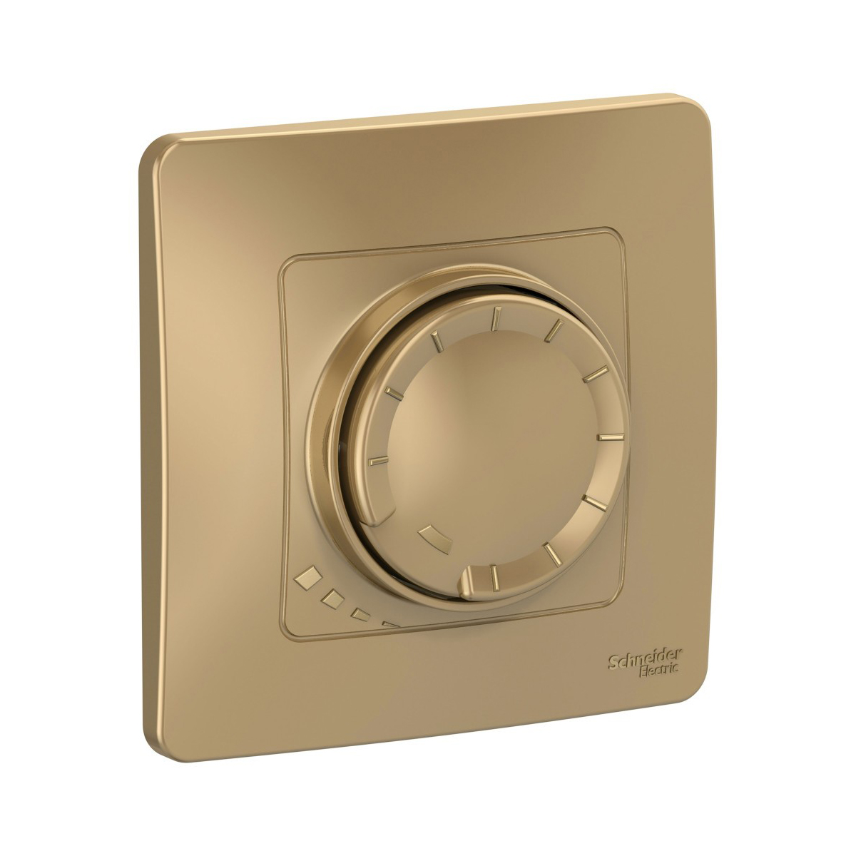 Диммер "blanca" 400 вт, титан (1/8/16) "schneider"