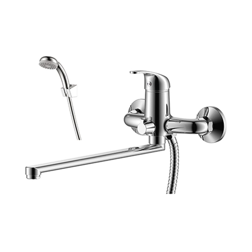 Смеситель для ванн  y35-32 длинный плоский излив (1/12) "rossinka"