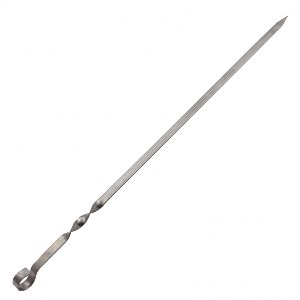 Шампур плоский, 700х12 х 2 мм, нержавеющая сталь, Camping Palisad (69657)
