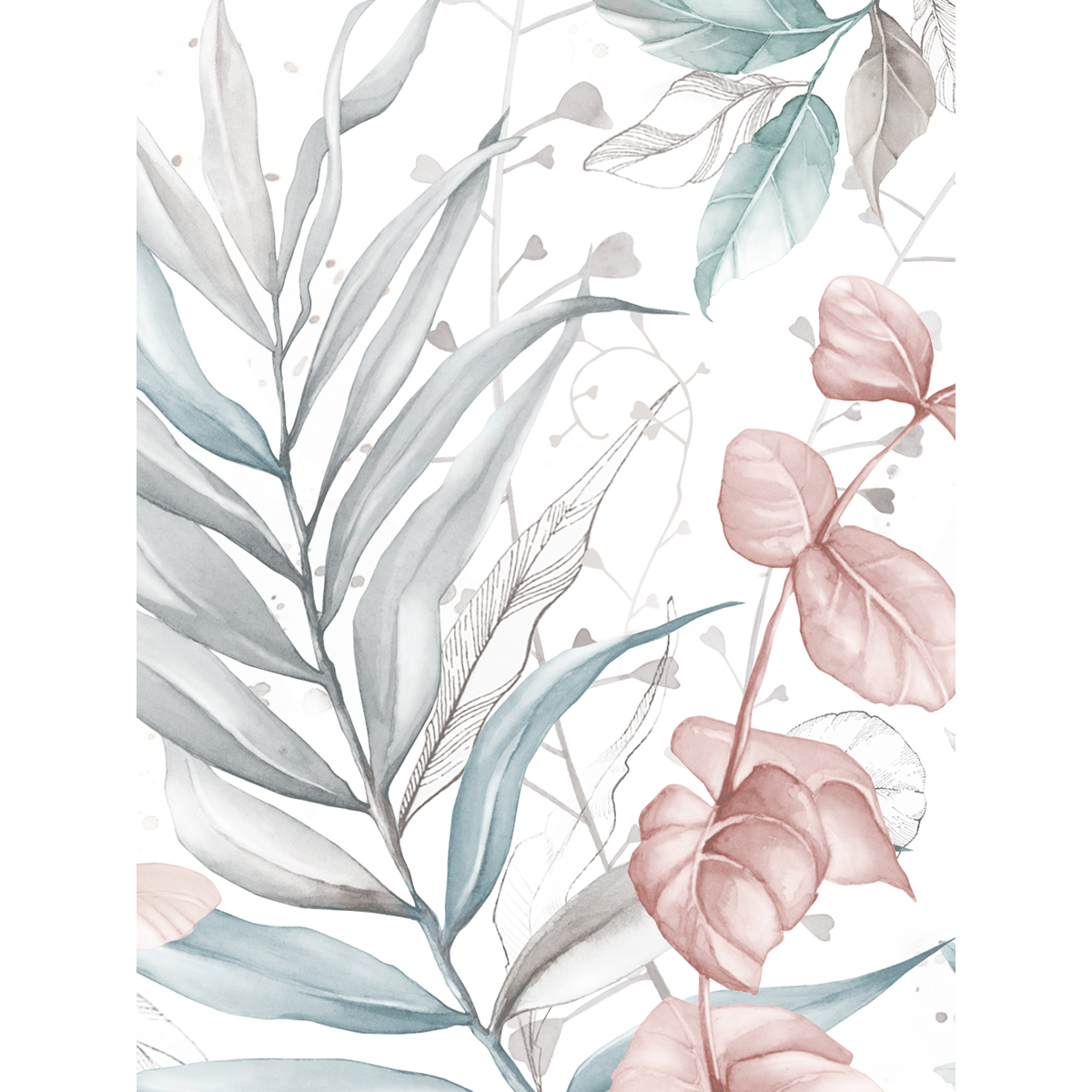 Кофр для хранения "botanic" 30*28*15 см с застёжкой-молнией (1/24) "valiant" bt-zip-m