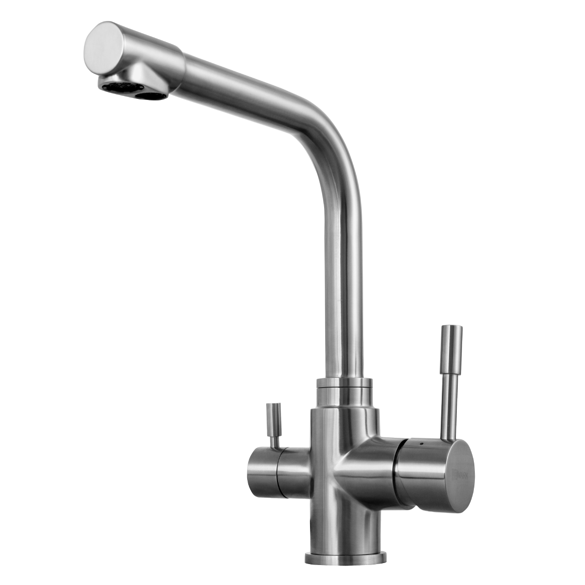 Смеситель для кухни "expert"  lm5061s  подключ. к фильтру питьев. воды (нерж.сталь) (1/10)"lemark"