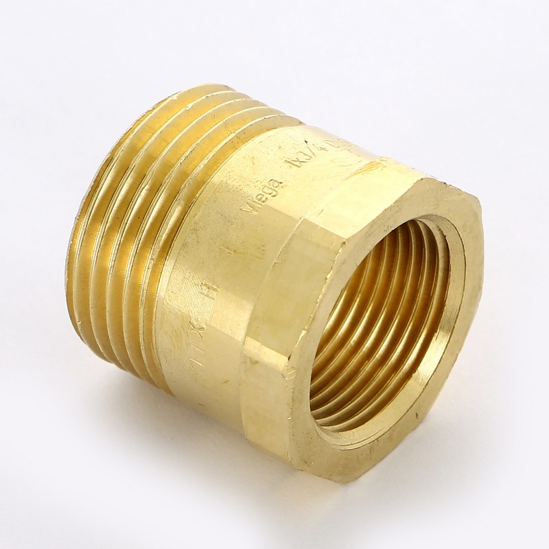 Футорка резьбовая удлиненная НВ 1" x 3/4" бронза VIEGA (446673)