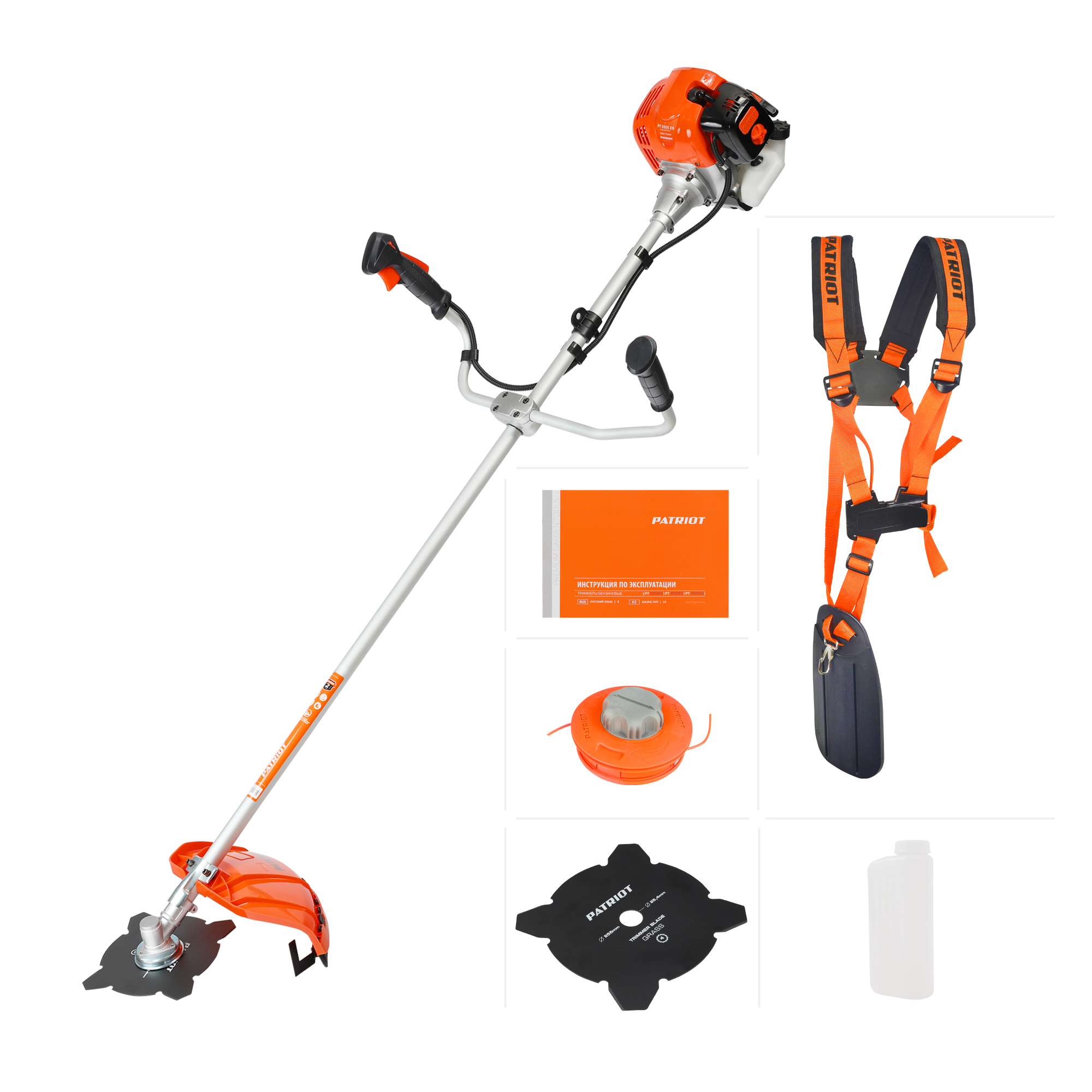Триммер бензиновый pt-5555es "country" (1) "patriot" 250108055