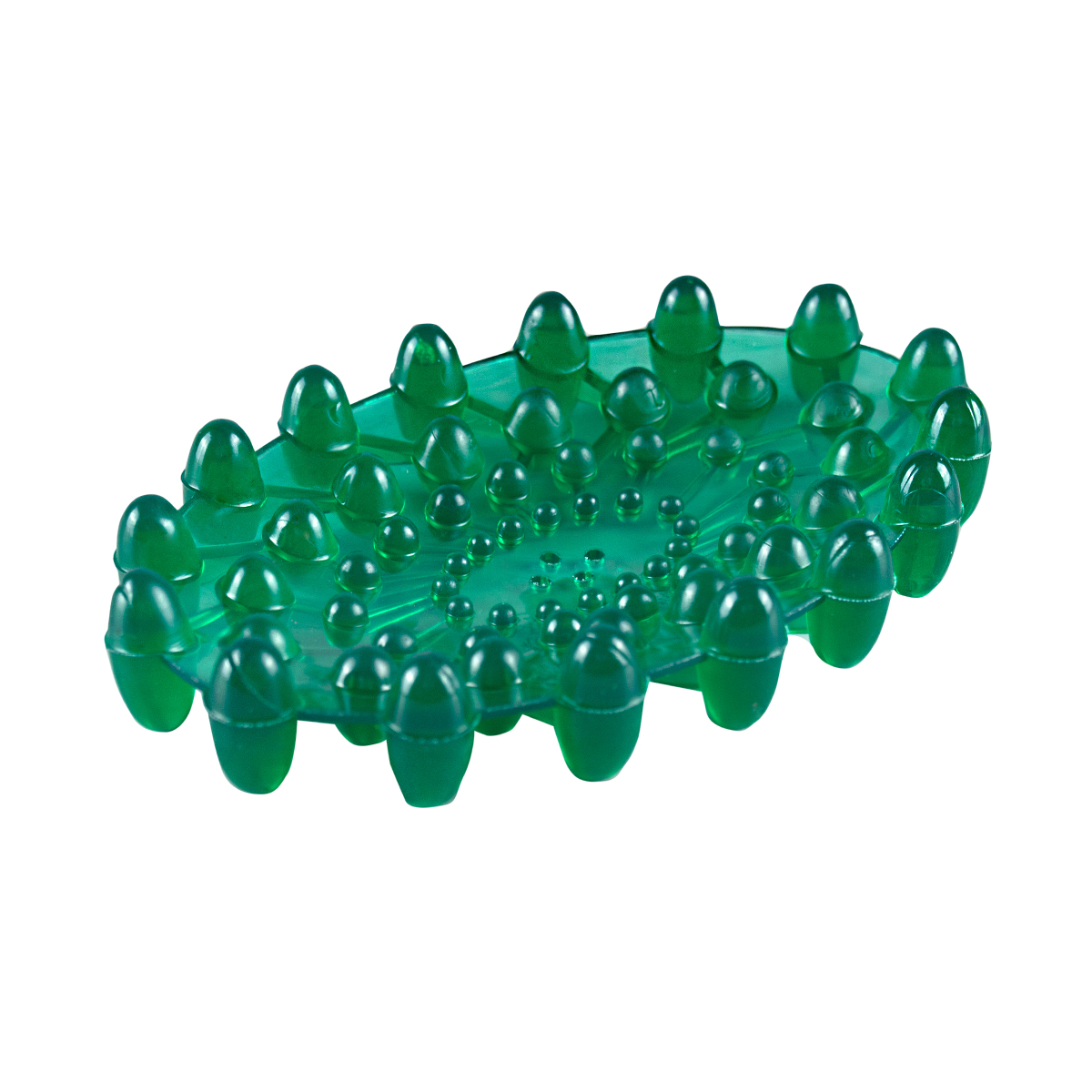 Мыльница пласт. овальная "пузырьки" (20/120) "мультидом"  мт76-7