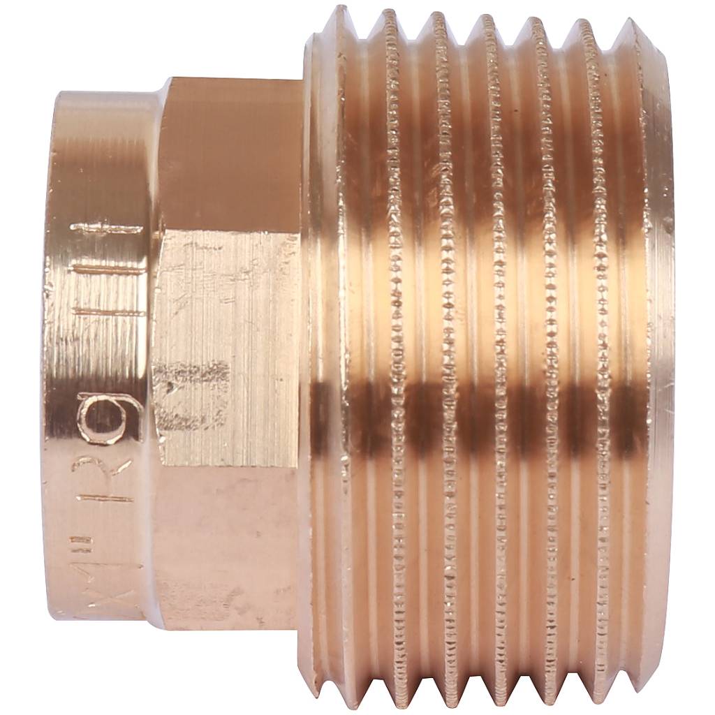 Муфта 22х1" переходная (НР) под пайку с наружной резьбой SANHA бронзовая 14243221