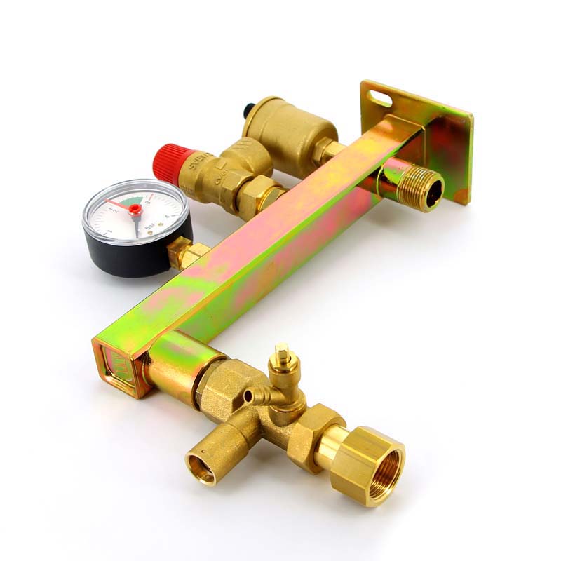 Группа безопасности котла для подключения расширительного бака GAG/KAV 3/4" с отсечным вентилем