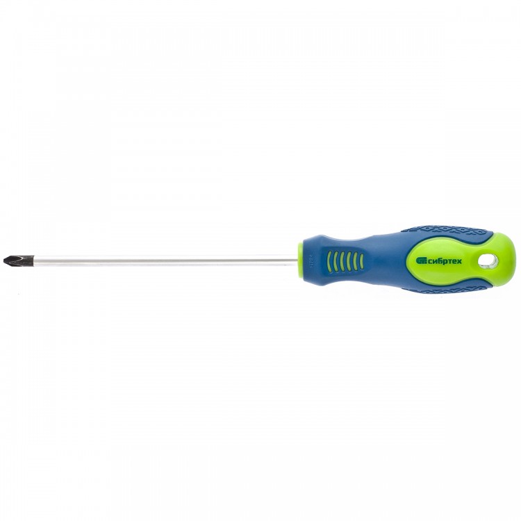 Отвертка, PH2 х 150 мм, CrV, двухкомпонентная рукоятка Сибртех (11847)