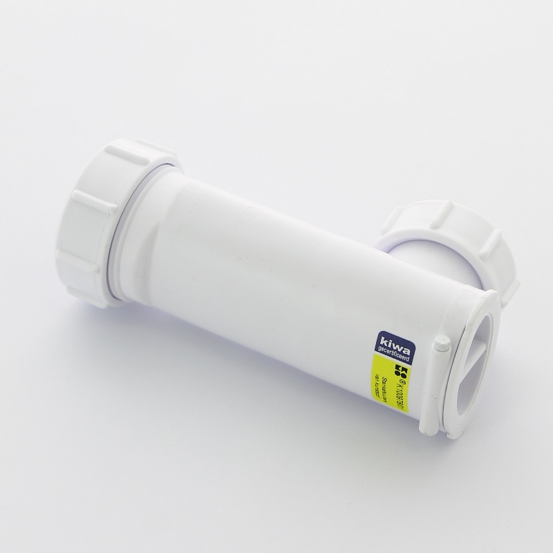 Клапан McALPINE самозакрывающийся сливной ("сухой" сифон), горизонт, 40 мм компресс.