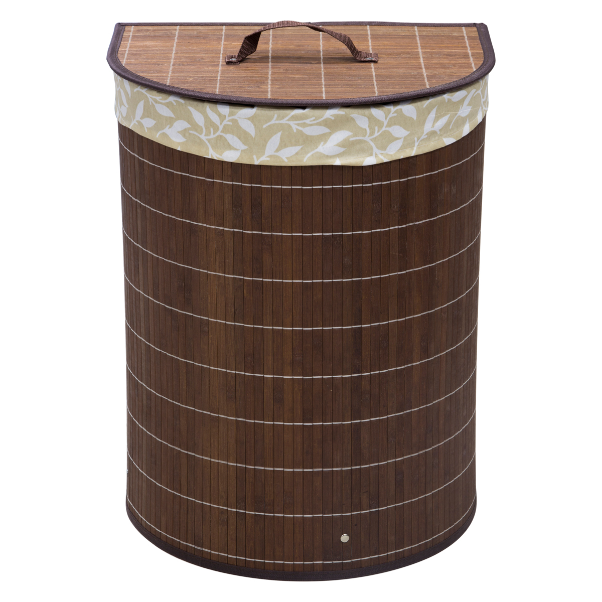 Корзина для белья blb-06-d 38*29*50 см бамбук темный (1/14) "рыжий кот"