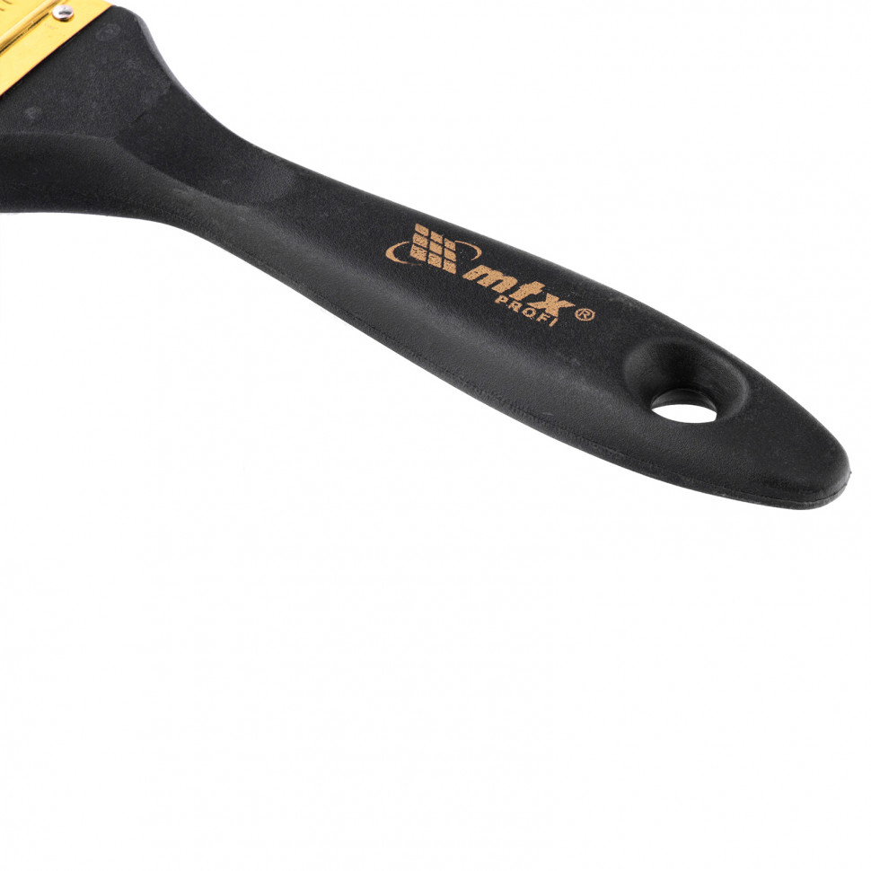 Кисть плоская "Профи" 2", натуральная щетина, пластмассовая ручка MTX (83162)