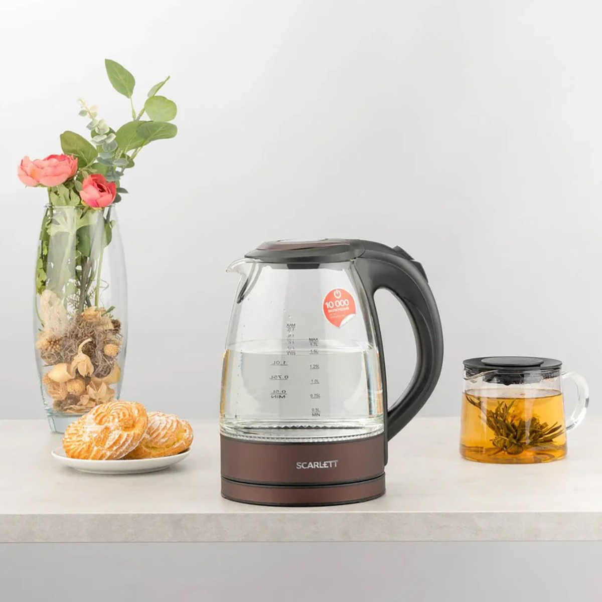 Чайник электр. sc-ek27g91 1,7 л стекло (1/6) "scarlett"