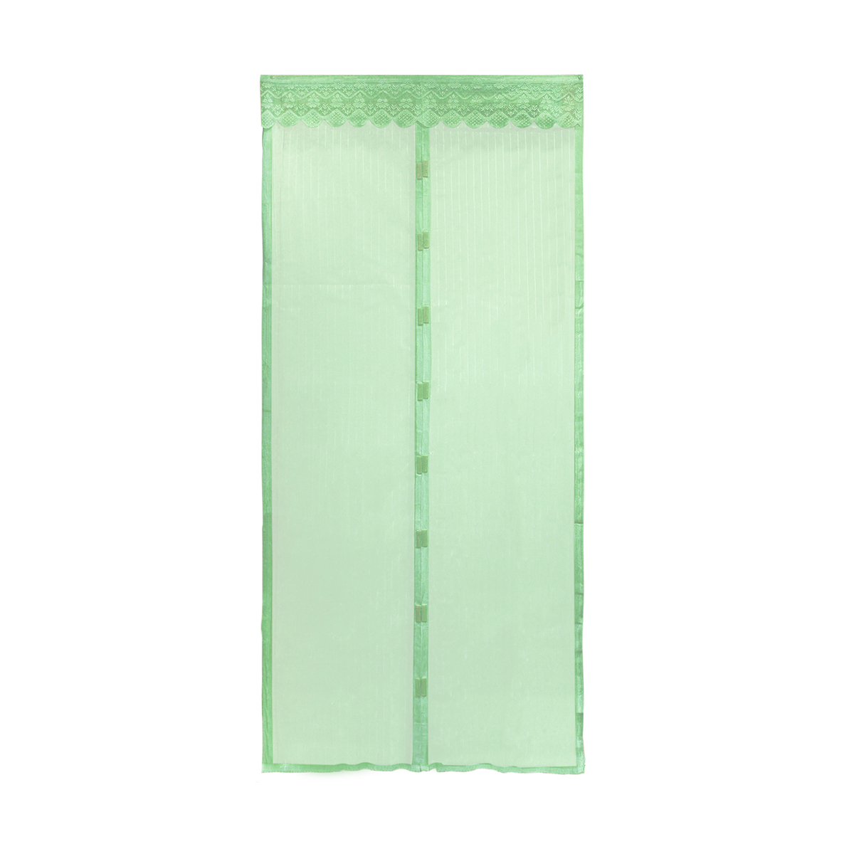 Сетка москитная 1*2,1 м (зеленая, на магнитах) (1/10) "рыжий кот" km-g