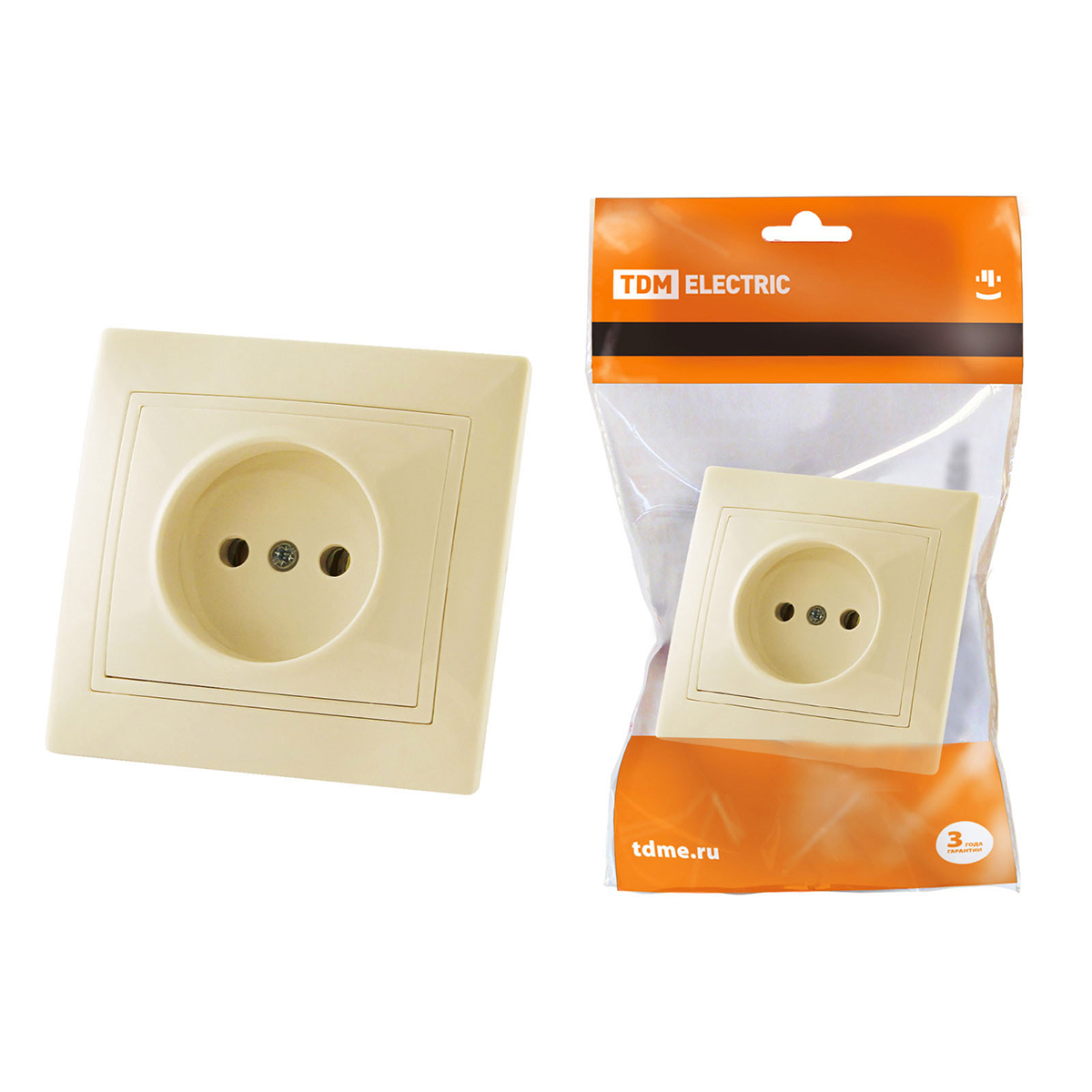 Розетка 10а 250в ip20 "таймыр" слон. кость (1/10/100) tdm sq1814-0111