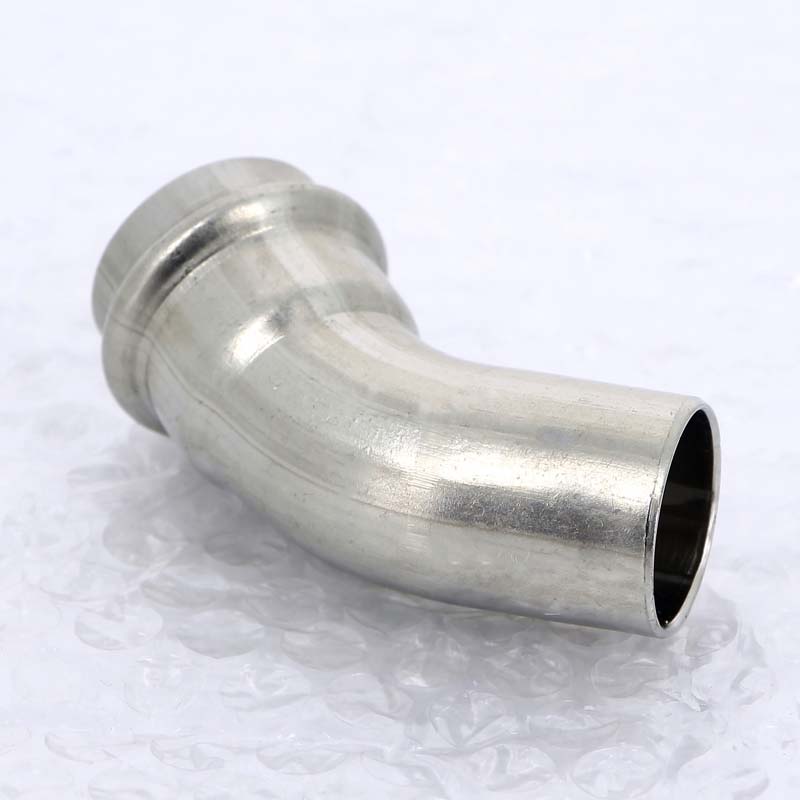 Угол-вставка пресс 45°28 нержавеющая сталь Sanpress Inox VIEGA