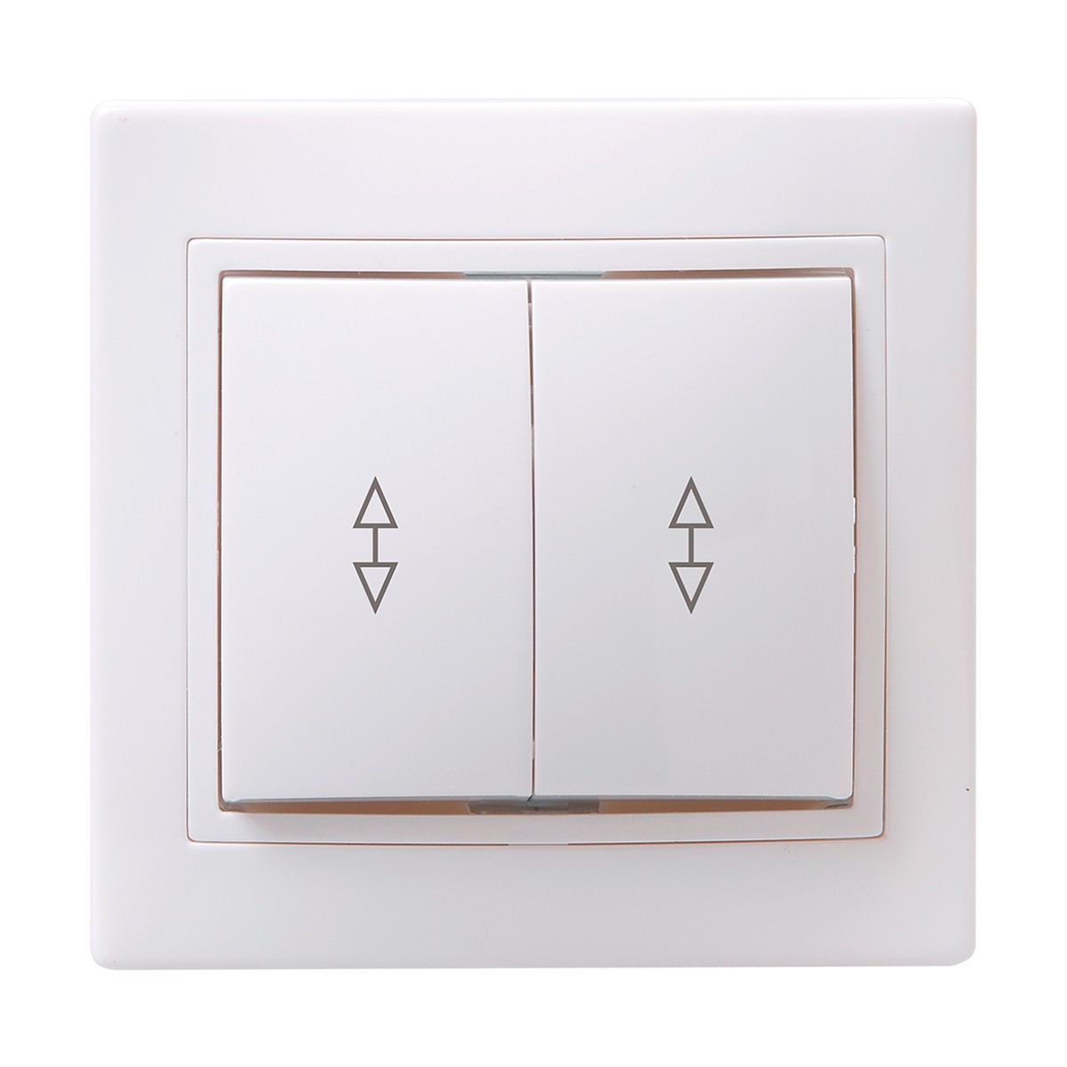 Выключатель "кварта" 2-х кл. проходной всп10-2-0-кб, 10а, белый (1/10/200) "iek"