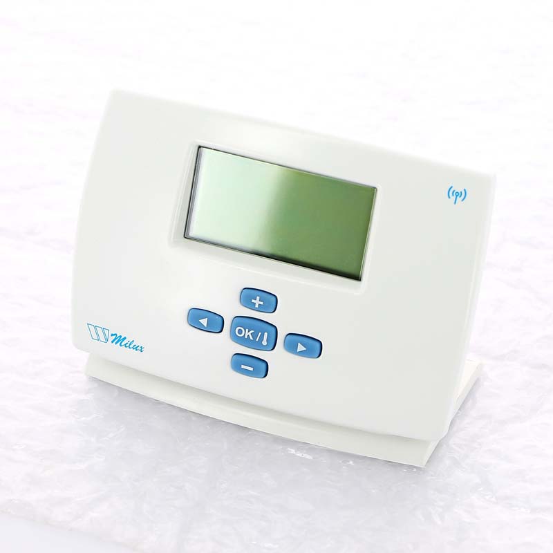 Радиотермостат комнатный программируемый WATTS MILUX-RF с ЖК-дисплеем 433 Мгц