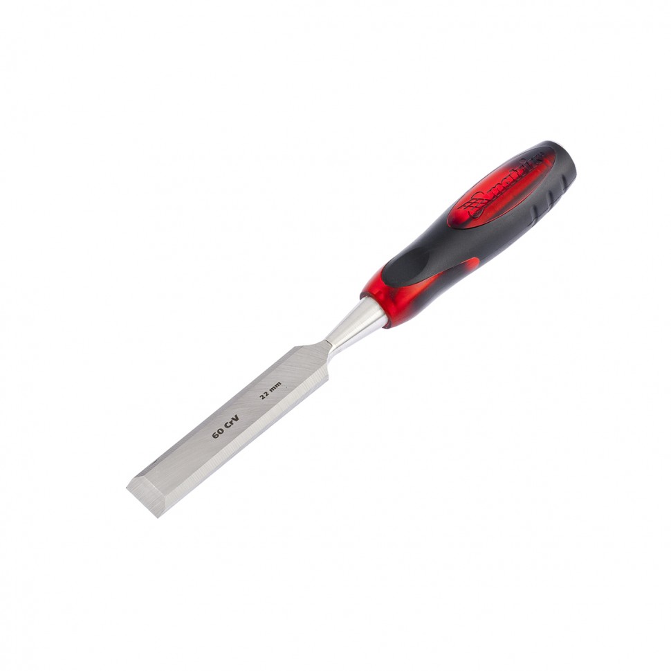 Долото-стамеска "Тигровый глаз", 22 мм, двухкомпонентная обрезиненная рукоятка Matrix (24516)