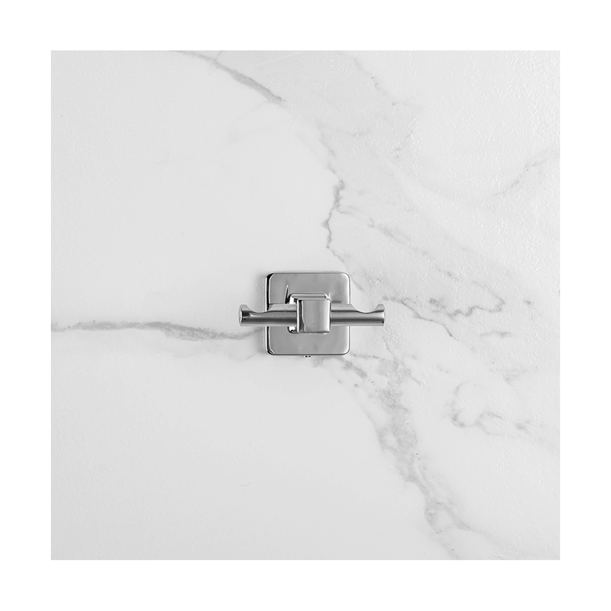 Крючок двойной r15005-2, хром (1/20/80) "frud"