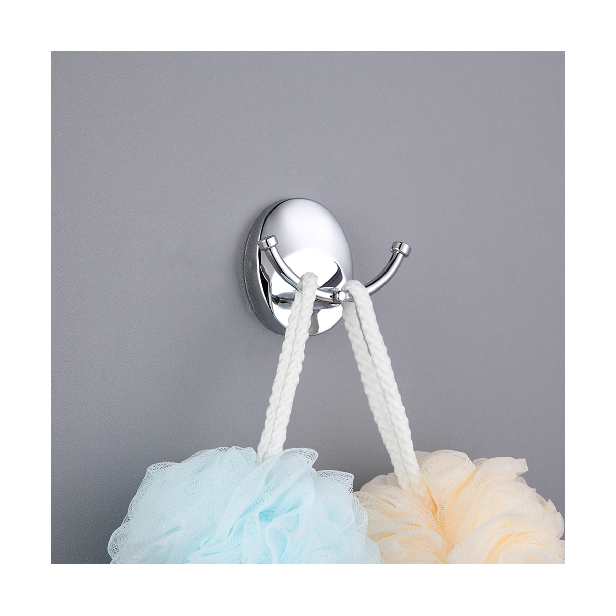 Крючок двойной f1605-2, хром (1/50/200) "frap"