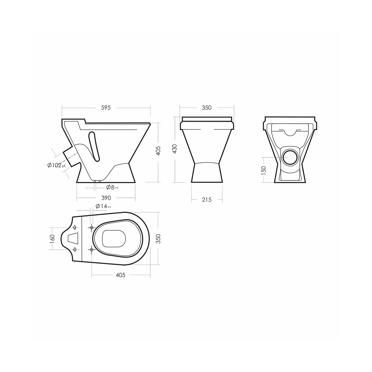 Унитаз напольный "кама" эконом белый "sanita" wc.cc/kama/1-p/wht.g/s1