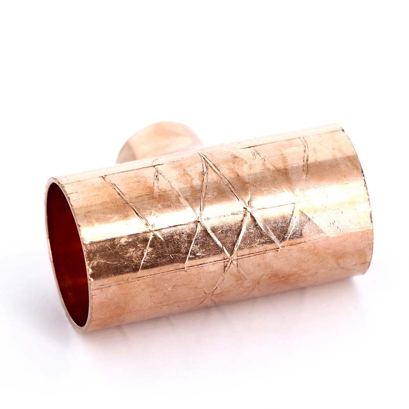 Тройник переходной под пайку 35 х 22 х 35 мм VIEGA медный