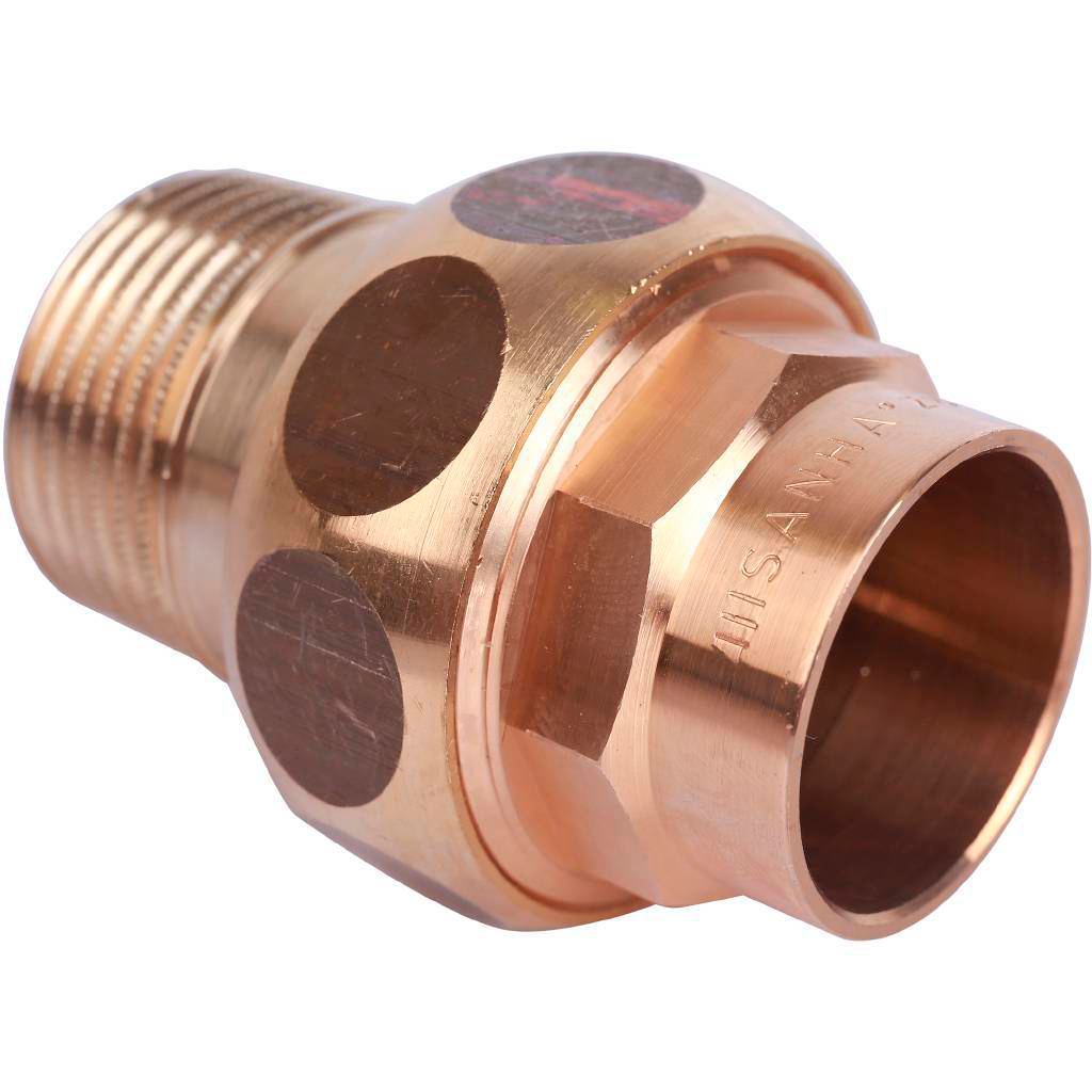 Американка (сгон) 28x1" НР самоуплотняющаяся под пайку бронзовая SANHA 14341281