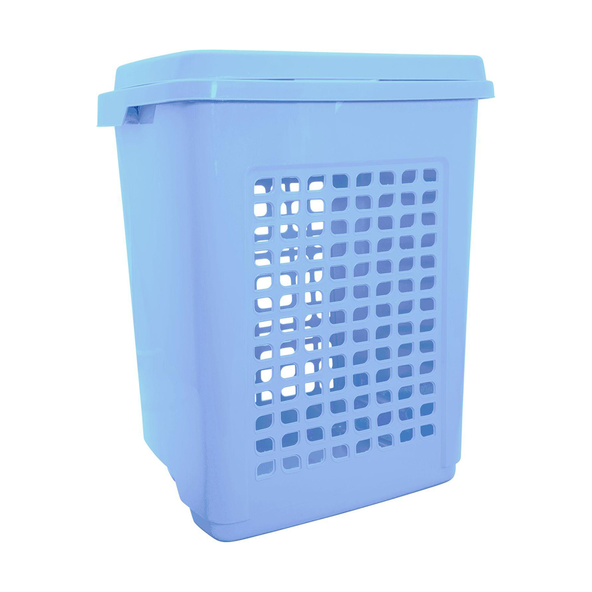 Корзина для белья 65 л (голубой пастельный) (1/6) "branq"  bq1694глп