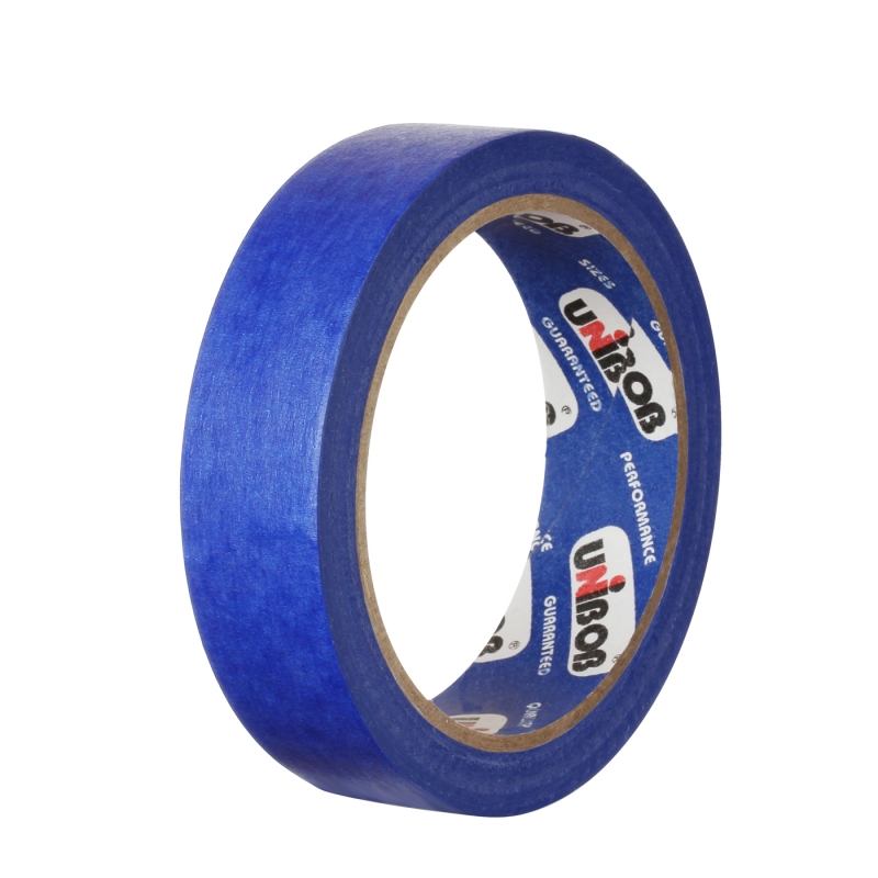Скотч малярный профи 25 мм х 25 м для наружн. работ, синий (54) "unibob"