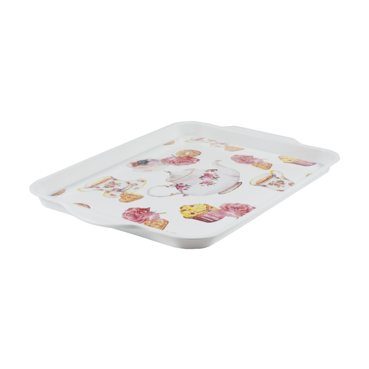 Поднос пласт. "доброе утро" 49*33 см  (1/10)  "альтернатива" м2085