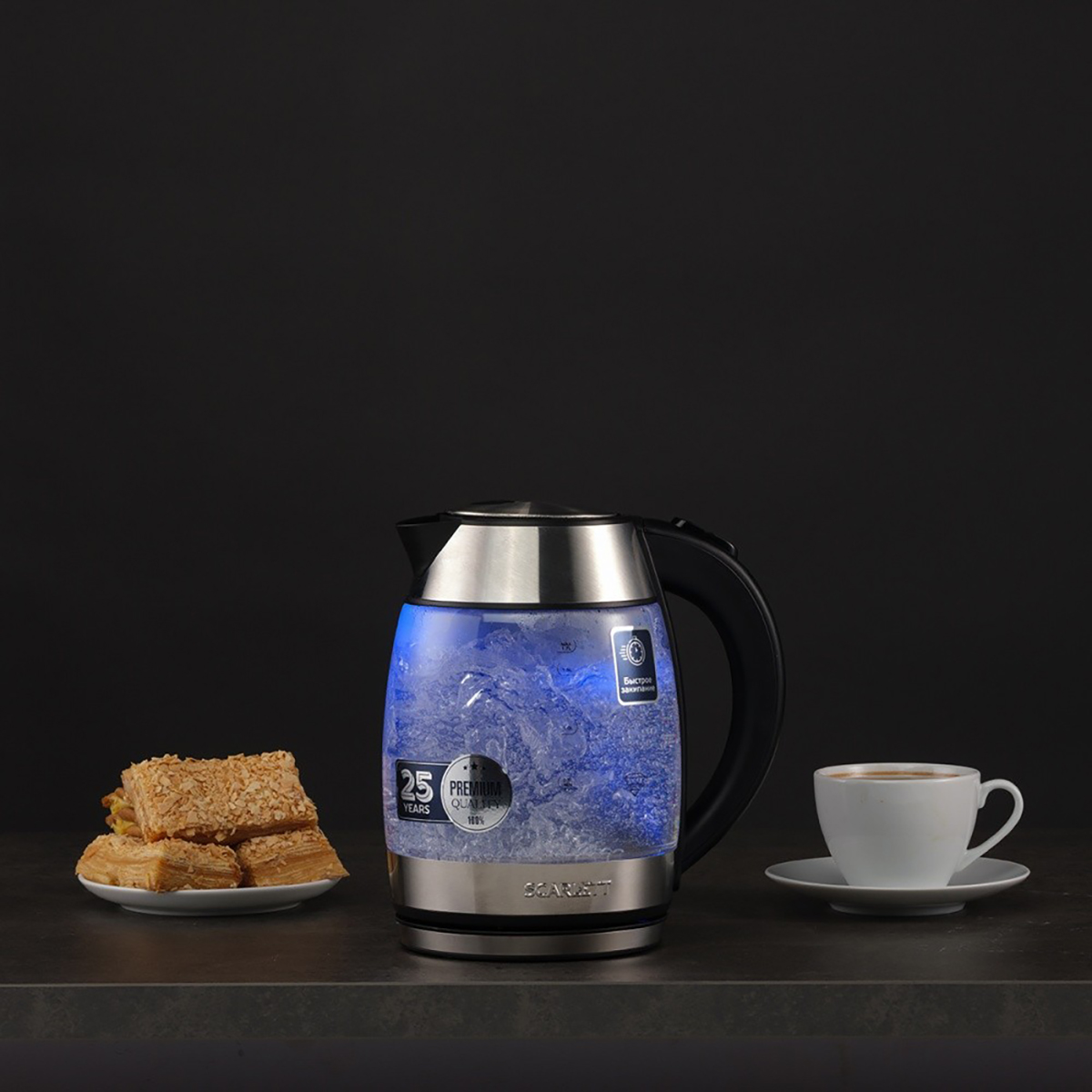 Чайник электр. sc-ek27g94 1,7 л стекло (1/8) "scarlett"